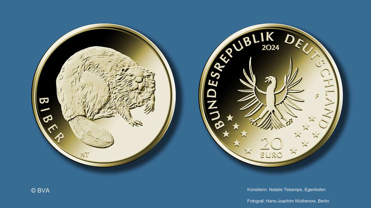 Cryptocurrency Collectible Gold & Silber - Limitierte Edition 40mm  Kryptowährung Münze Ethereum Sammlermünze