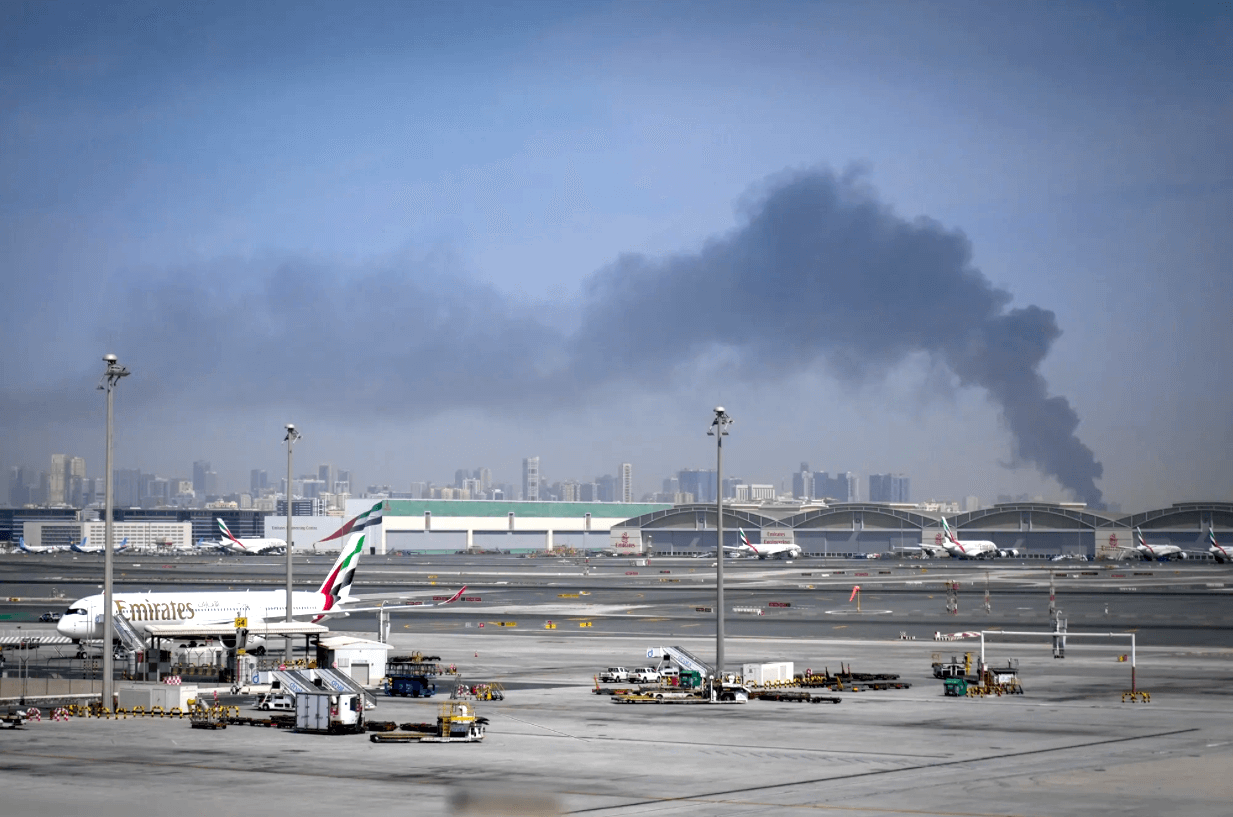 Internationaler Flughafen Dubai, 1. März 2026