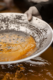 Gold waschen